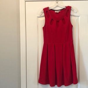 Red cocktail dress